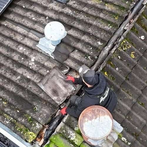Een dakrenovatie bij oud pannendak in Maasland