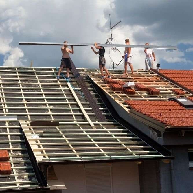 Plat dak Maasland opnieuw leggen
